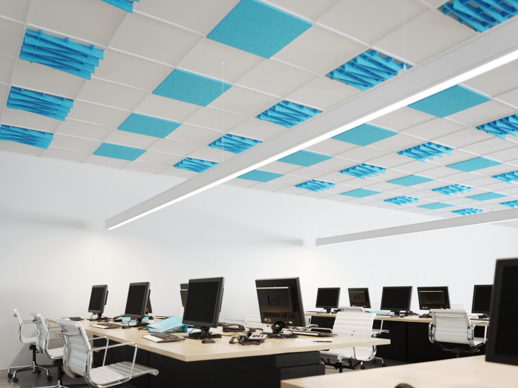 4 x Akustyczna Płyta Sufitowa T.1 ~ 1,44 m2