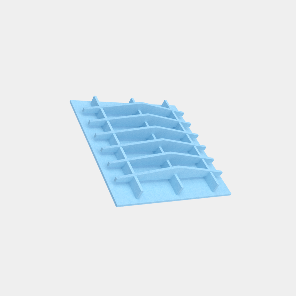 4 x Akustyczna Płyta Sufitowa T.3 ~ 1,44 m2