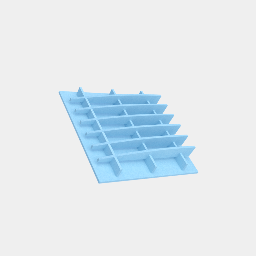 4 x Akustyczna Płyta Sufitowa T.7 ~ 1,44 m2