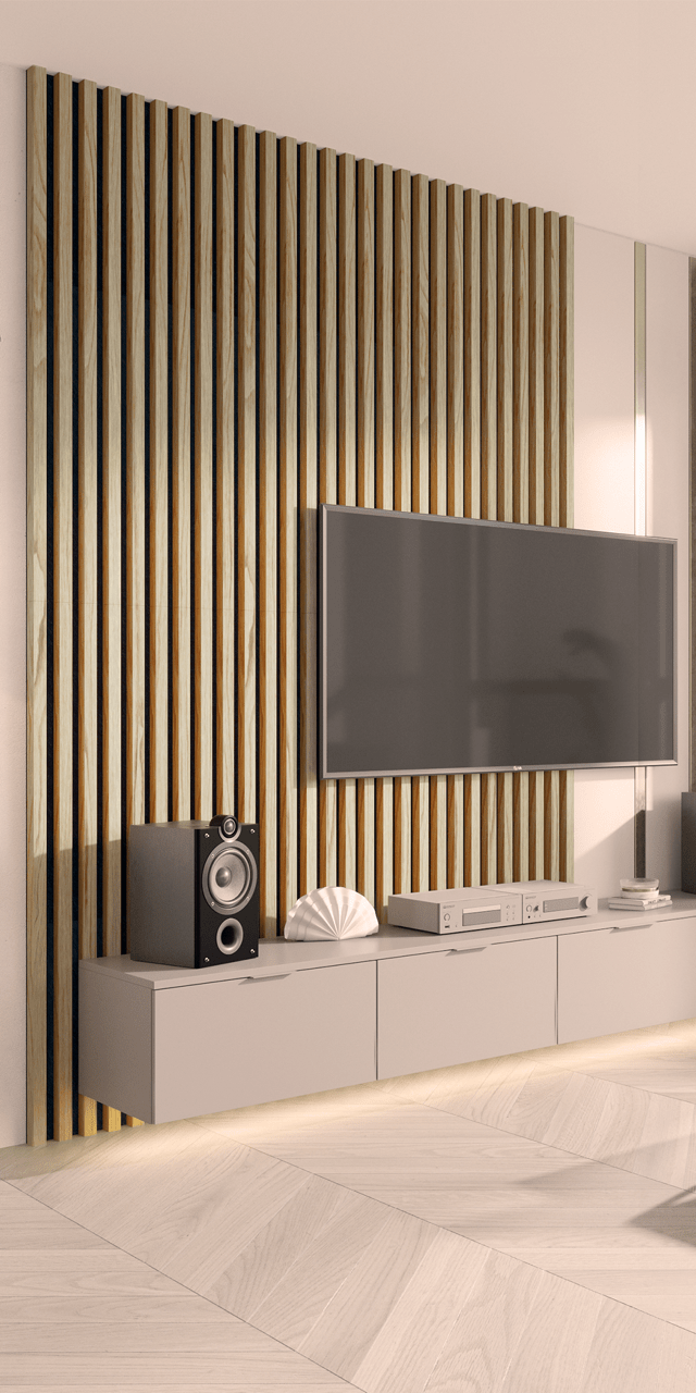 Akustyczne Lamele Ścienne - AkuWall