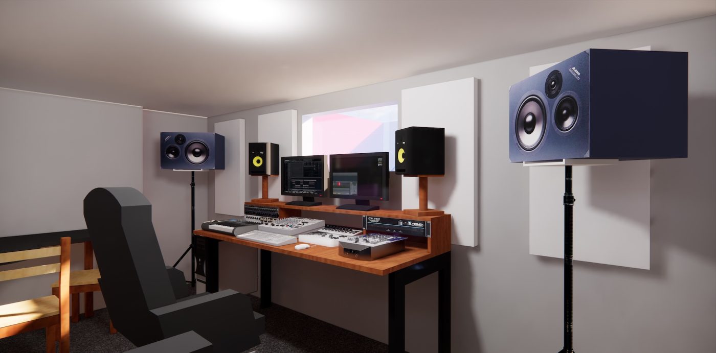 Projekt akustyczny z wizualizacją 3D i symulacją akustyczną